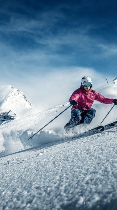 Skifahrer auf den Pisten des Kitzsteinhorn | © Kitzsteinhorn